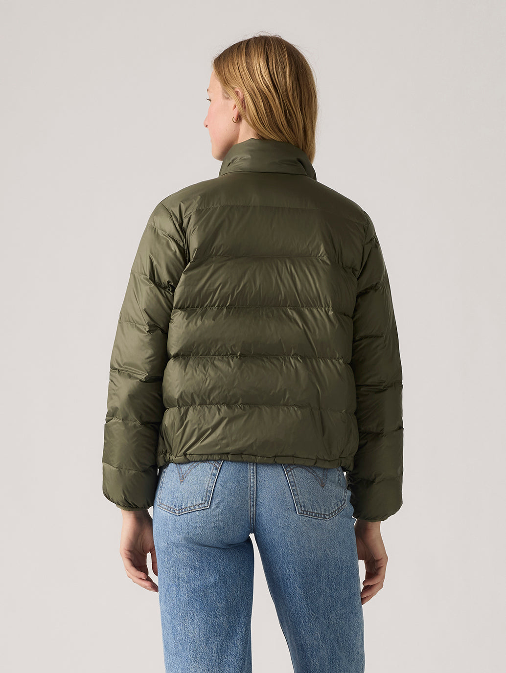Women's Down Packable Jacket - Back View