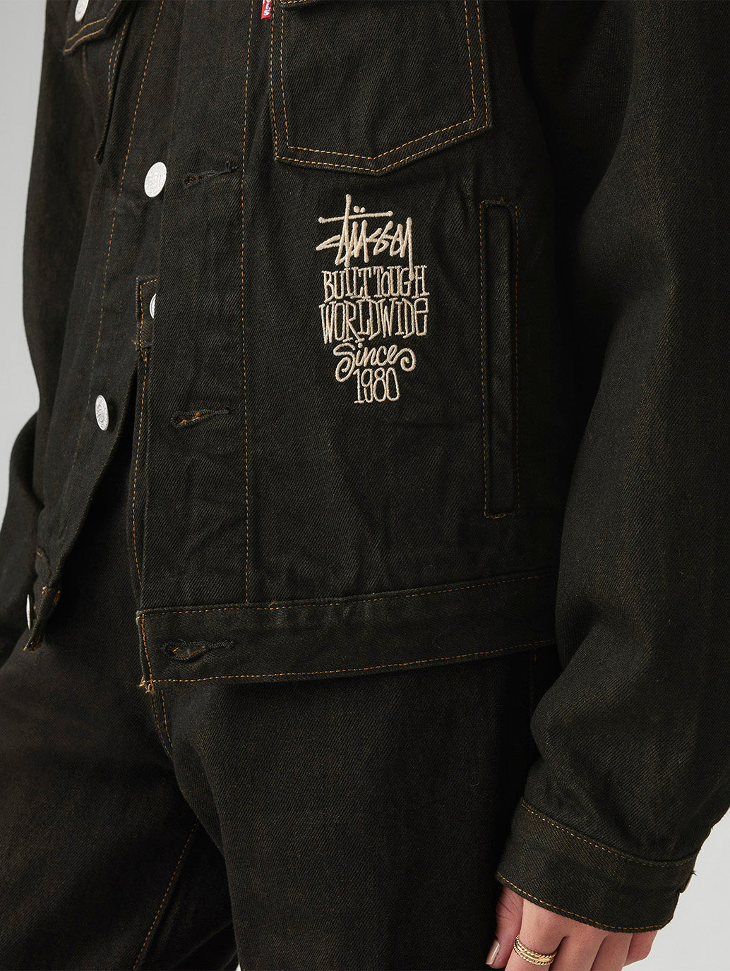 Stüssy & Levi’s® Crispy Rinse Trucker Jacket - a9b58951-3476-4312-b47d-008b07cf1328 View