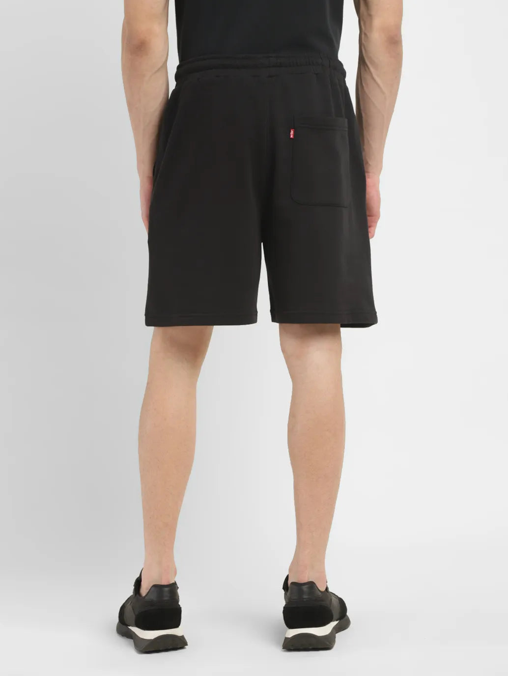 Men's Black Regular Fit Shorts