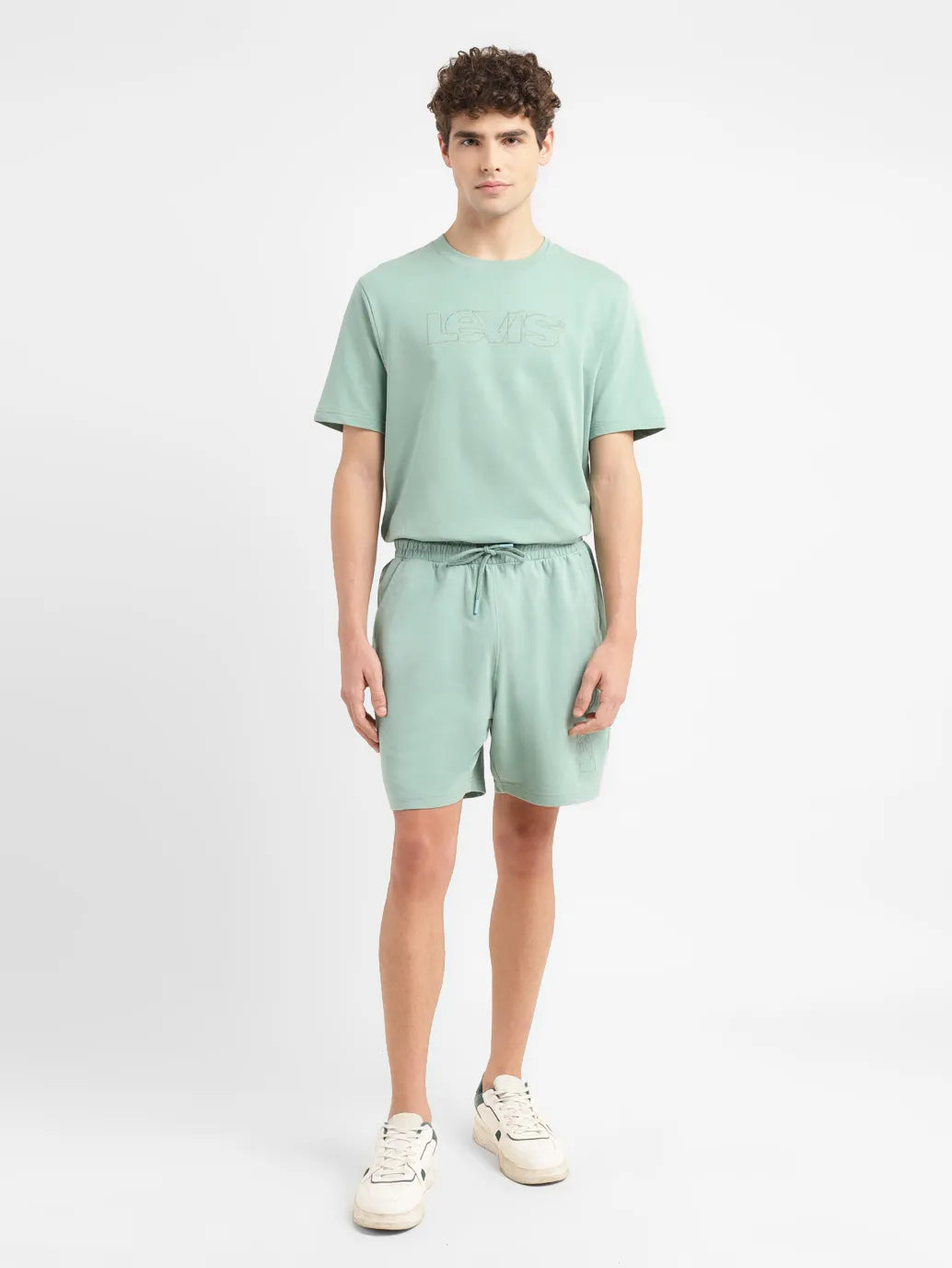 Men's Green Regular Fit Shorts