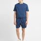 Men's Dark Blue Regular Fit Shorts