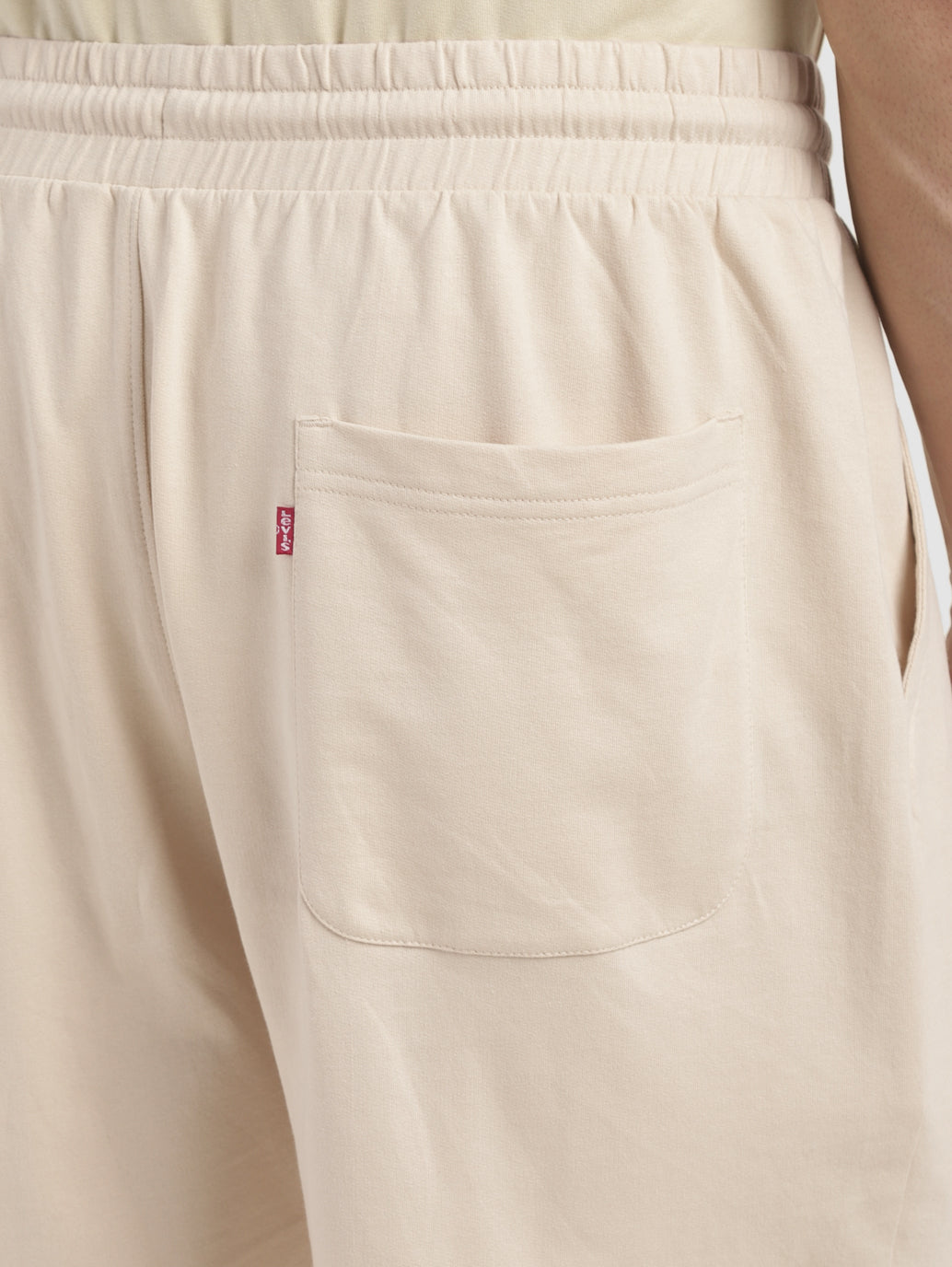Men's Cream Regular Fit Shorts