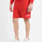 Men's Red Regular Fit Shorts