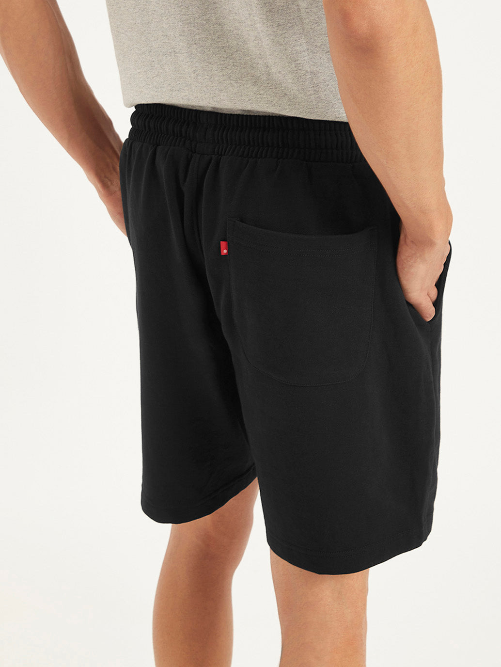 Men's Black Regular Fit Shorts