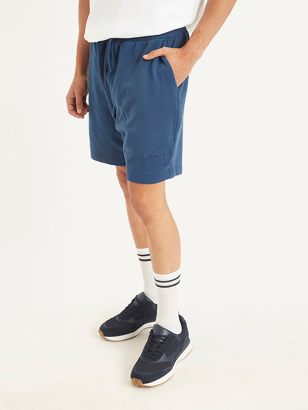 Men's Blue Regular Fit Shorts