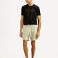 Men's Beige Regular Fit Shorts - Front View
