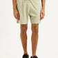 Men's Beige Regular Fit Shorts - Front View