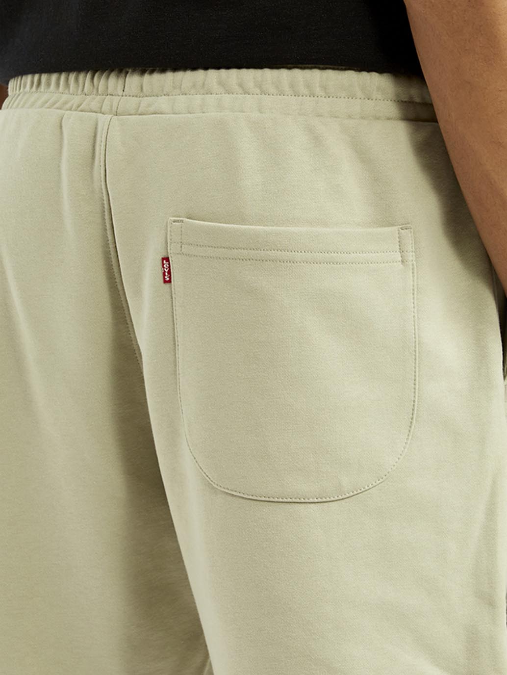 Men's Beige Regular Fit Shorts - Detail View