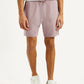 Men's Light Pink Regular Fit Shorts - Front View