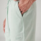 Men's Light Green Regular Fit Mid Rise Shorts - 20 View