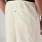Men's Off White Regular Fit Mid Rise Shorts - Detail View