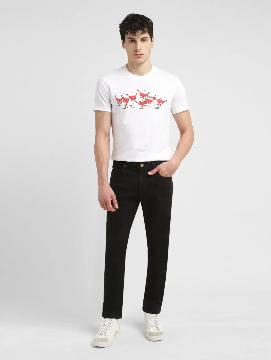 Men's 511 Black Slim Fit Mid Rise Jeans