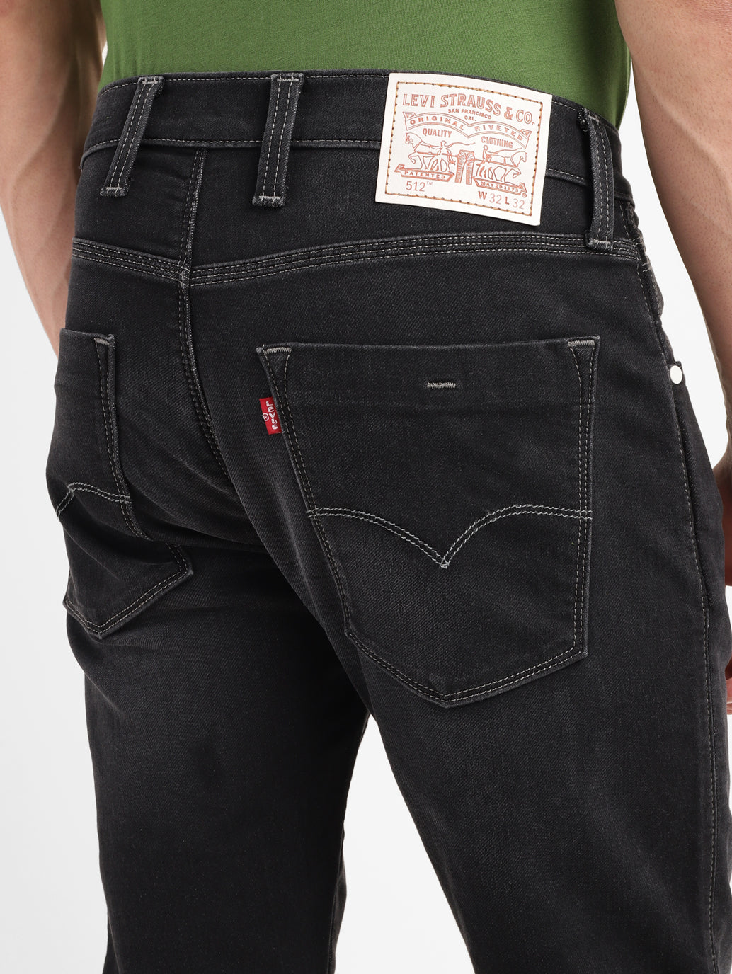 Men's 512 Black Slim Tapered Fit Mid Rise Jeans – Levis India Store
