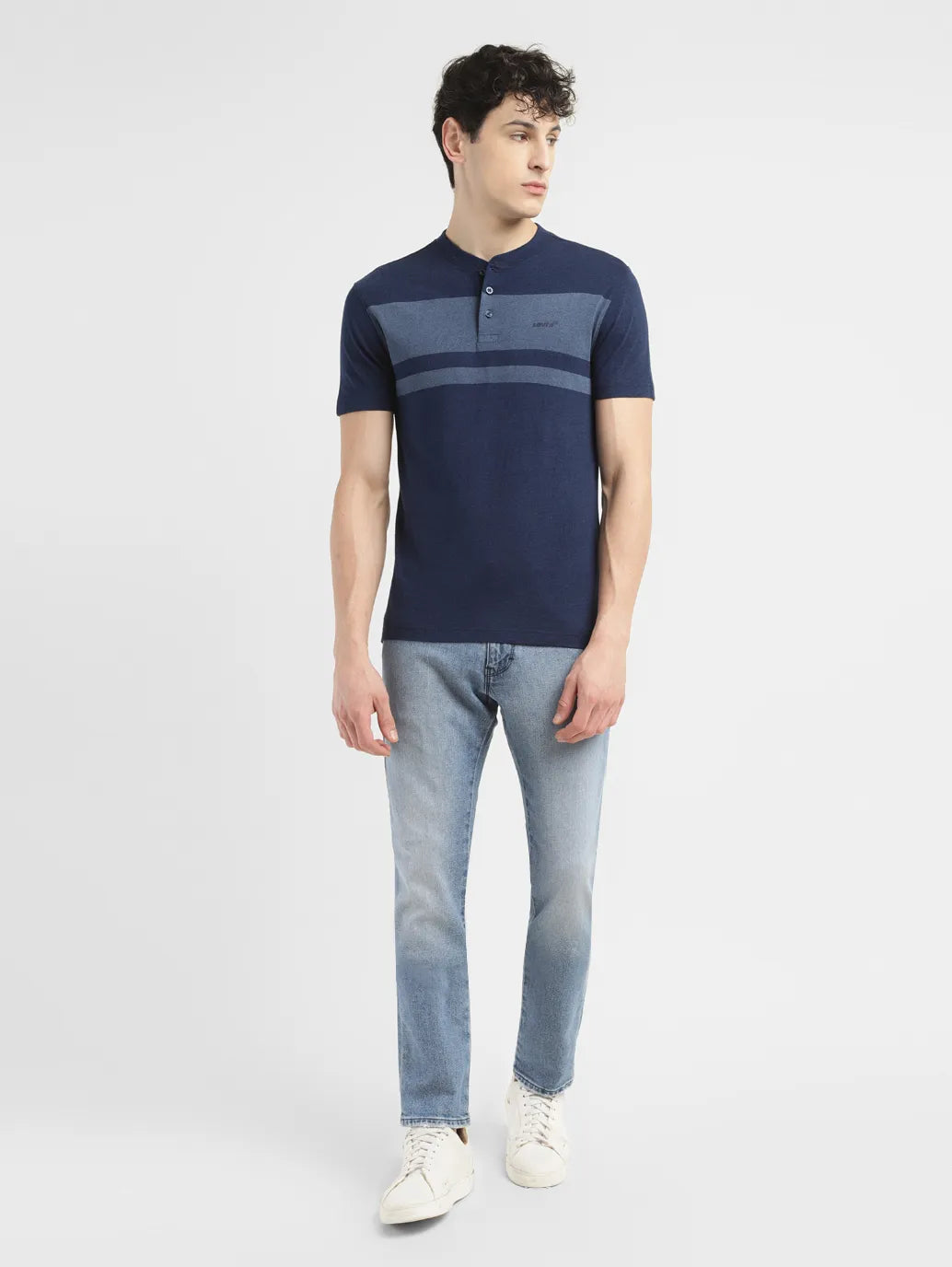 Men's 511 Blue Slim Fit Mid Rise Jeans