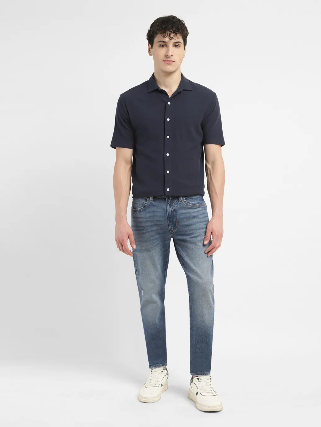 Men's 511 Blue Slim Fit Mid Rise Jeans
