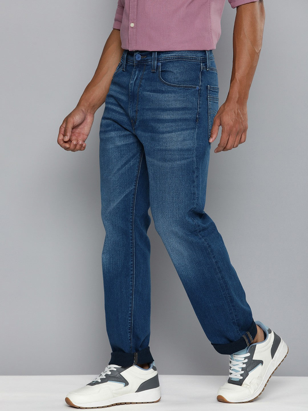 Men's 551 Blue Loose Straight Fit Jeans