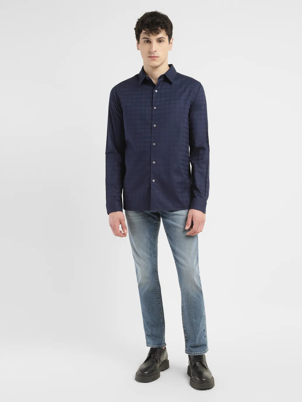 Men's Redloop 511 Blue Slim Fit Mid Rise Jeans