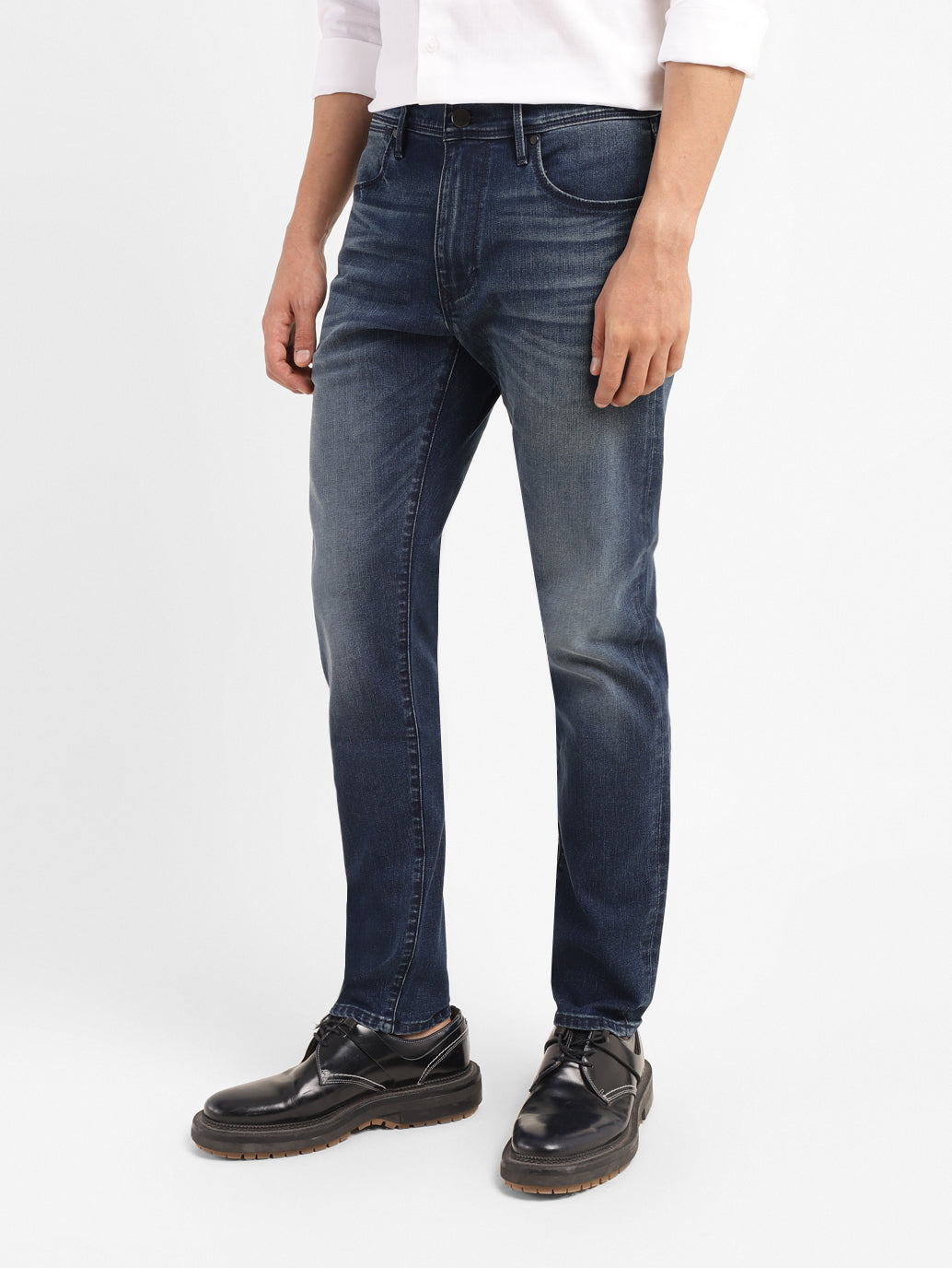 Levis 512 dark indigo best sale