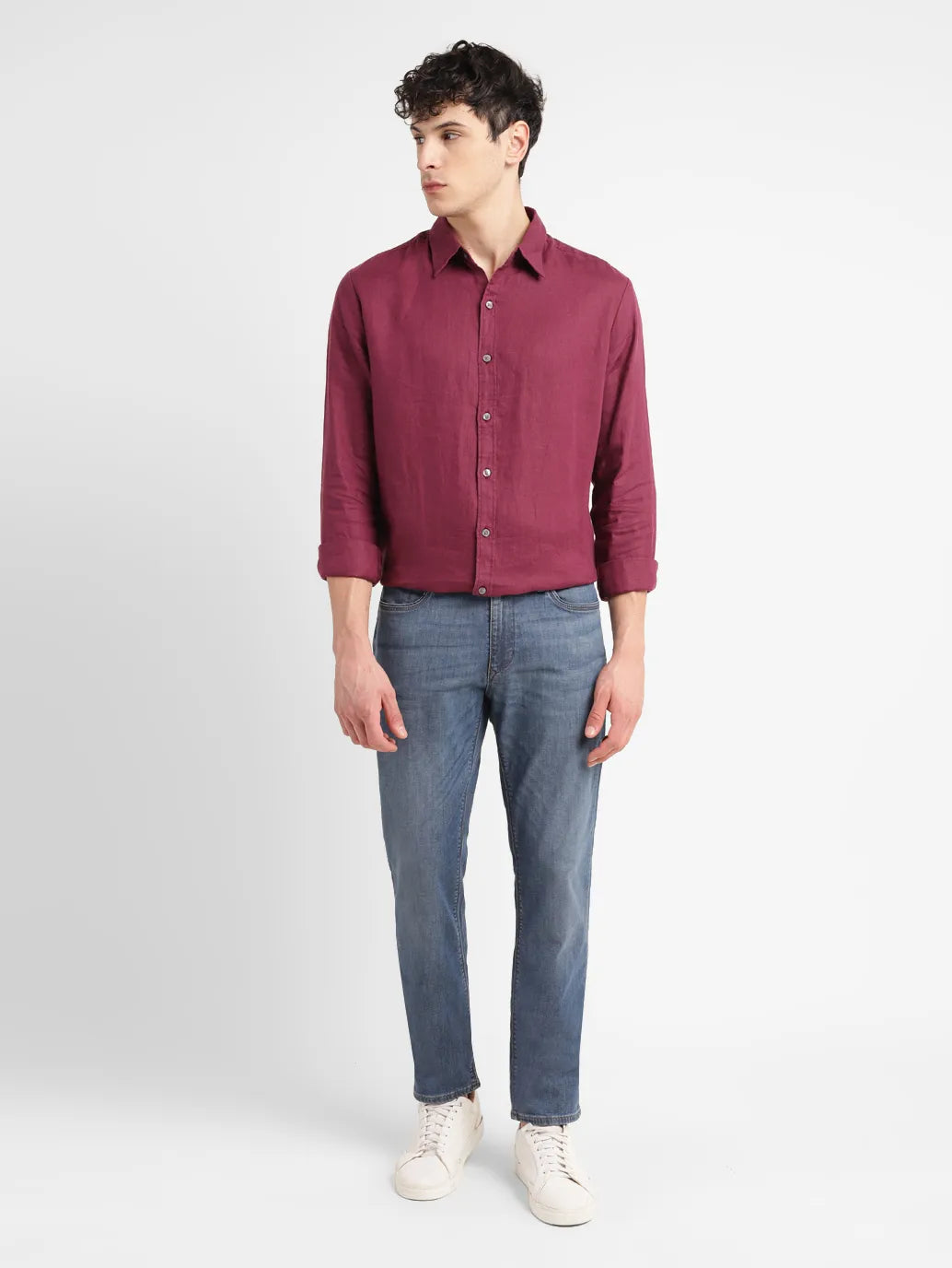 Men's Redloop 511 Blue Slim Fit Mid Rise Jeans