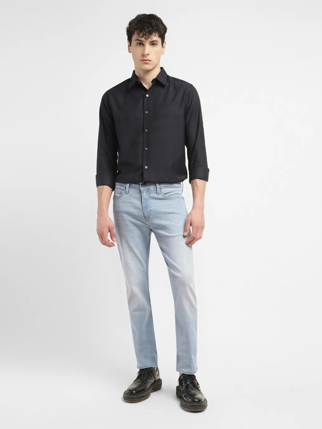 Men's Redloop 511 Blue Slim Fit Mid Rise Jeans