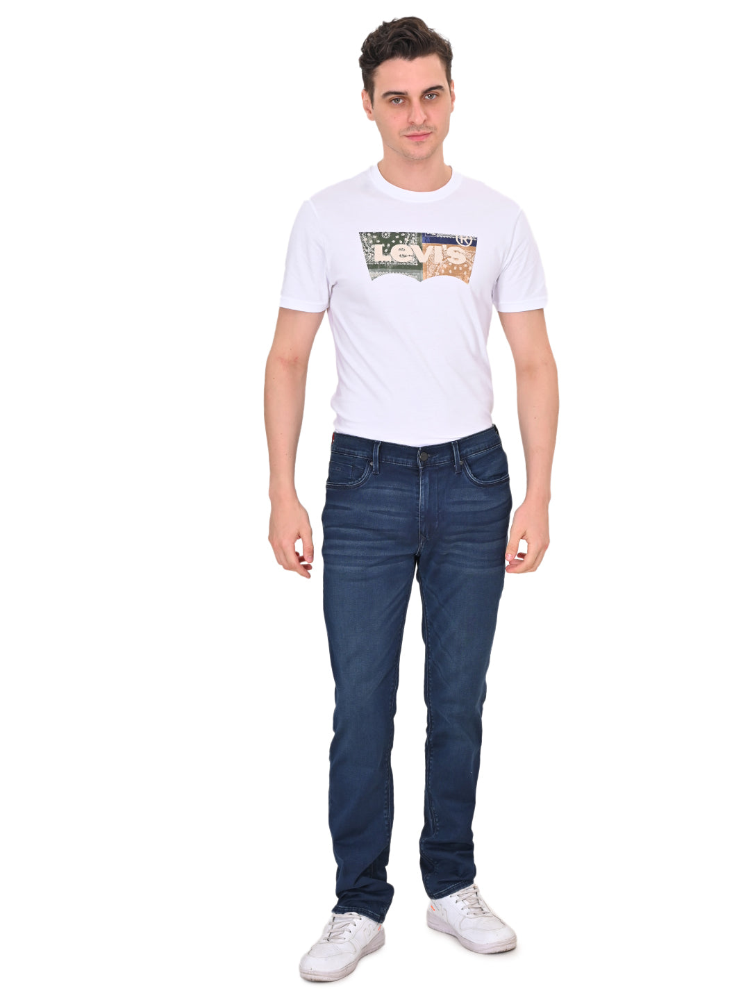 Men's Redloop 511 Dark Indigo Slim Fit Mid Rise Jeans