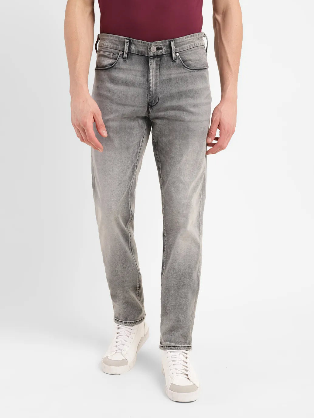 Dark online grey levis