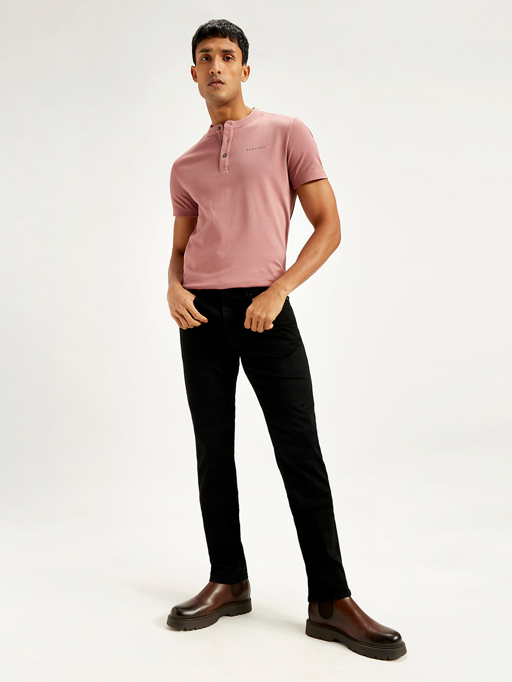 Men's Redloop 511 Black Slim Fit Mid Rise Jeans - f7b4b5f7-0b68-4b92-9245-fa59bfc19eeb View