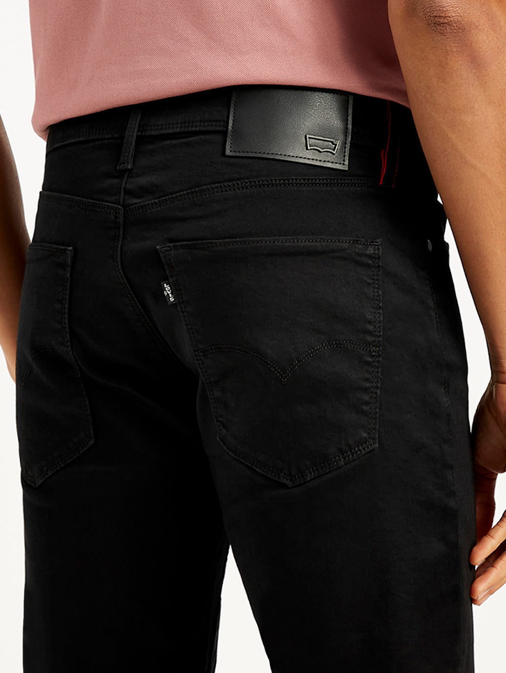 Men's Redloop 511 Black Slim Fit Mid Rise Jeans - 74089505-74c9-40a5-85c7-0fcefea987f4 View