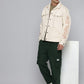 Men's Cotton Typography Embroidered Jacket