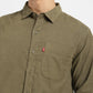 Men's Solid Slim Fit Corduroy Shirt - 9cb34236-4052-4b8a-b86c-f3750146a3c5 View