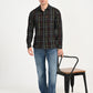 Men's Checkered Multi Color Slim Fit Corduroy Shirt - 6 View