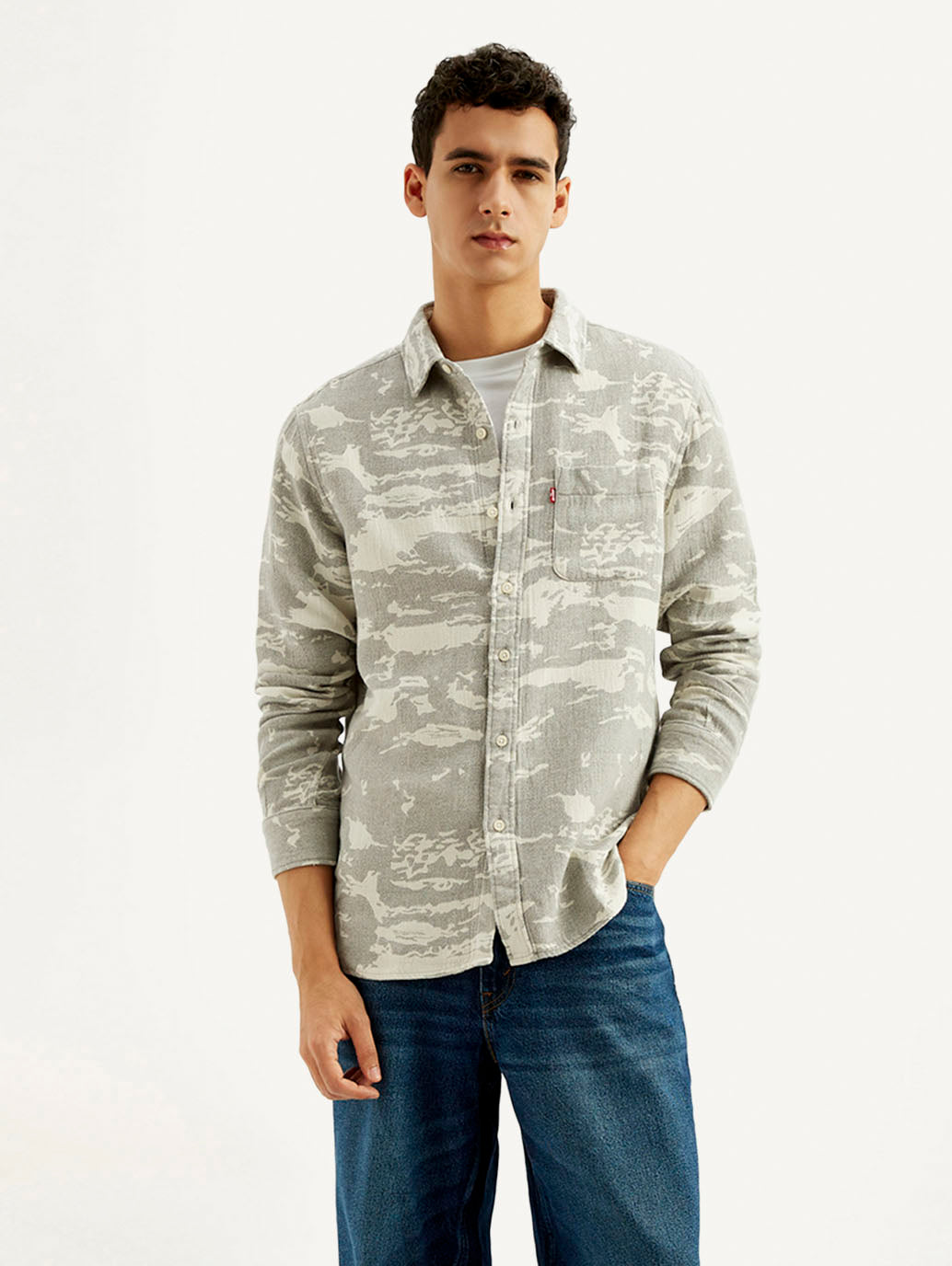 Men's Camo Slim Fit Shirt