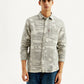 Men's Camo Slim Fit Shirt - Front View