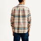 Men's Checkered Slim Fit Shirt - Back View