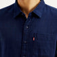 Men's Checkered Slim Fit Shirt - Detail View