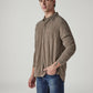 Men's Solid Slim Fit Corduroy Shirt - Side View