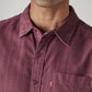 Men's Striped Slim Fit Corduroy Shirt - 20 View