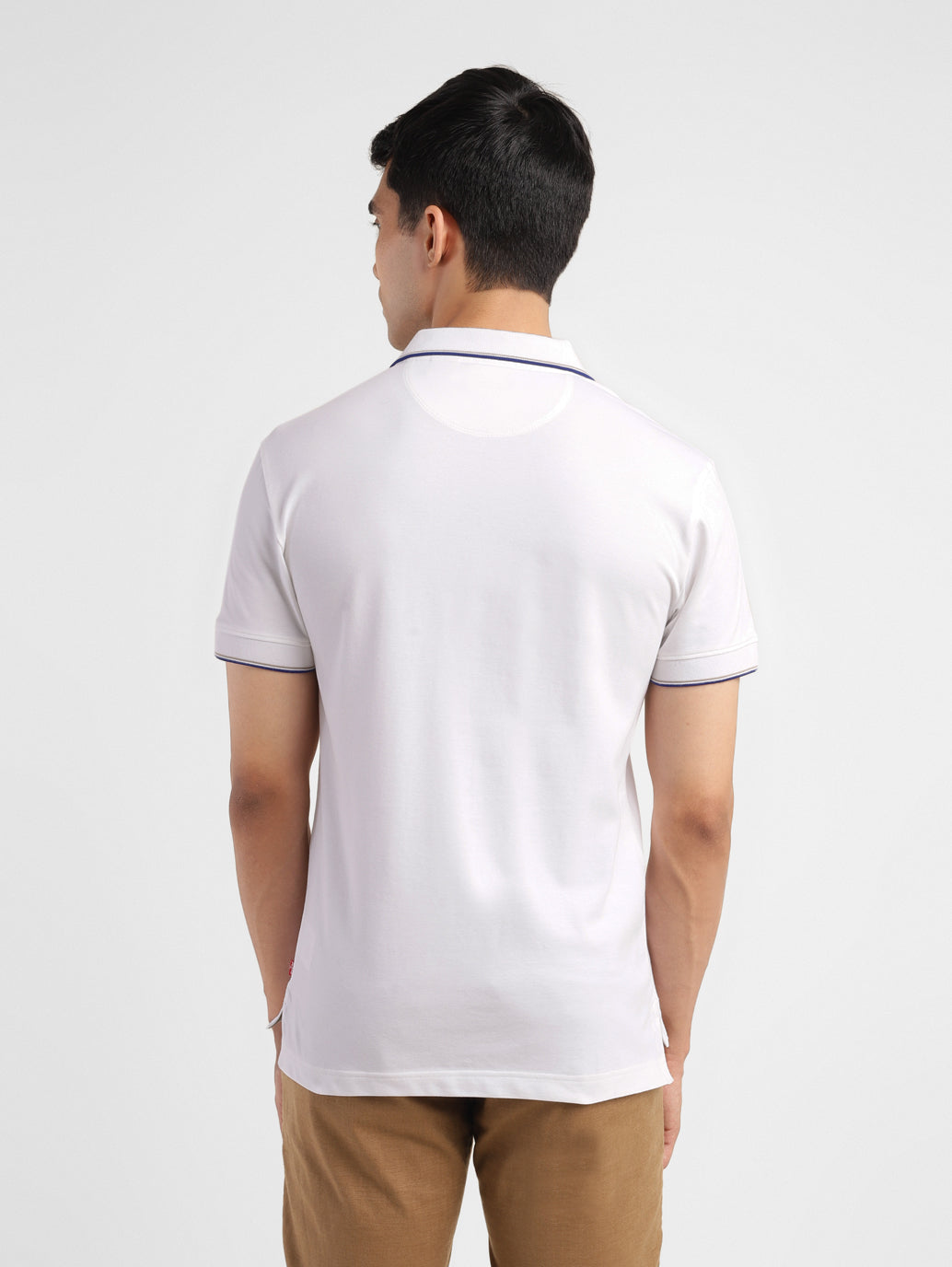 Men's Solid Slim Fit Polo T-shirt