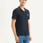 Men's Solid Slim Fit Polo T-shirt - Side View