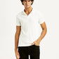 Men's Textured Slim Fit Polo T-Shirt - Styleshot View