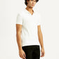 Men's Textured Slim Fit Polo T-Shirt - Side View