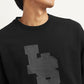 Men's Brand Logo Black Crew Neck Sweatshirt - cb270d54-5923-4ee0-ba80-ee04dd4ad766 View