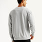 Men's Brand Logo Grey Crew Neck Sweatshirt