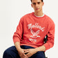 Men's Graphic Print Regular Fit Sweatshirt