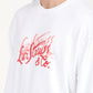 Men's Solid White Crew Neck Sweatshirt