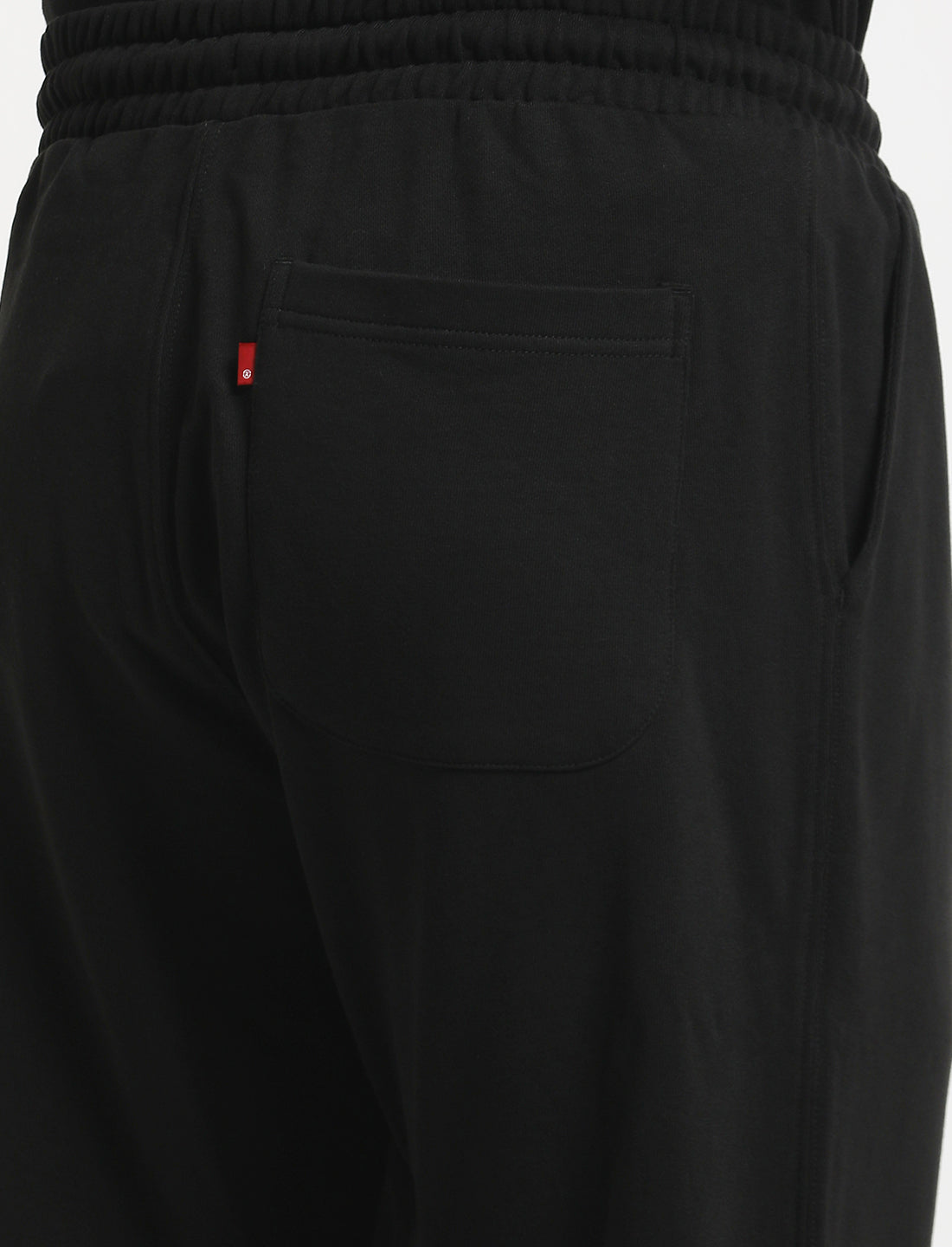 Men's Black Regular Fit Joggers - 6 View