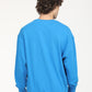 Men's Solid Dark Blue Crew Neck Sweatshirt