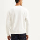 Men's Typography White Crew Neck Sweatshirt - 8e78b0c6-92aa-467c-9846-a2d9113ca840 View