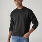 Men's Solid Regular Fit Sweatshirt - Front View