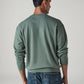 Men's Solid Regular Fit Sweatshirt - Back View